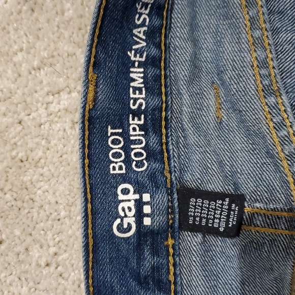 Gap Brand Jeans - Mens - 33x30 BootCut - Picture 5 of 5
